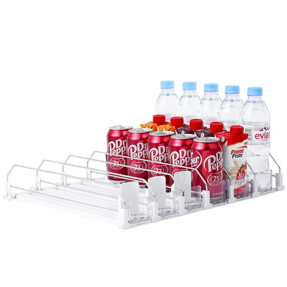 Organizador de bebidas SZNLZQ para nevera, con deslizamiento automático