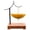 Yellow, variant on SomWiBe Red Umbrella Tea Strainer Blue White Porcelain Loose Leaf Tea Infuser Rotating Ceramic Tea Filter Gongfu Tea Coffee Brewing Tool 7.9in