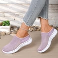 thumbnail image 7 of YOUYEDIAN Orthopedic Dress Shoes for Women Arch Support Golf Shoes Wide Width Slip on Non Slip Business Casual Shoes Mesh Stretch Soft 2026 New Foam Shoes (Pink), 7 of 7