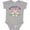 AC-Heather Grey, variant on Inktastic Grampy's Girl Heart Flowers Girls Baby Bodysuit