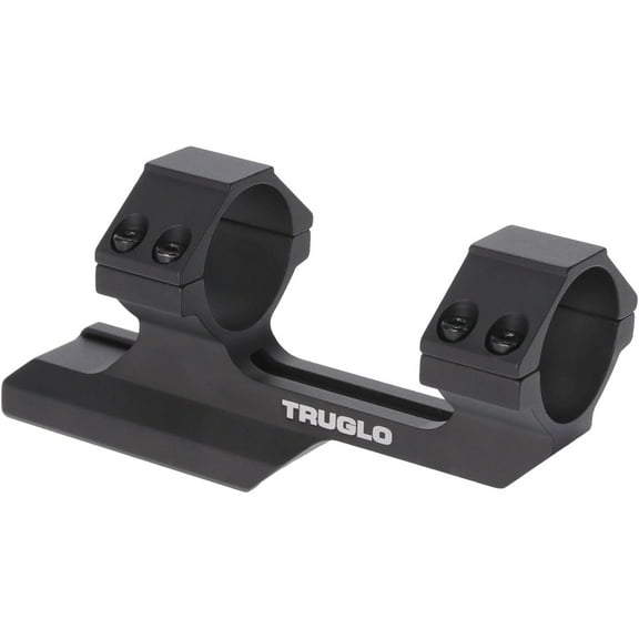 Truglo TG8964B Riser Mount 1-Piece Base 30mm Dia 1" Black Matte Anodized
