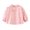 Pink, variant on Bovxnpu Girls Tops Long Sleeve Shirt Cardigans Jacket, Girls Doll Collar Shirt Long Sleeve Button Down Casual Shirts Soft Blouse Tops 1-2 Years