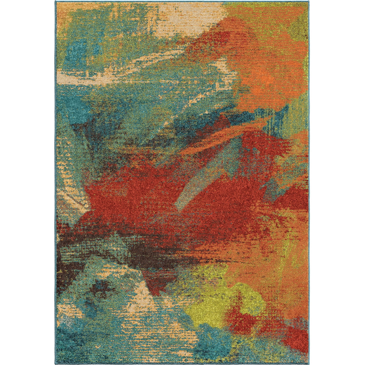 Orian Rugs Bright Opulence Abstract Multi Colored Area Rug