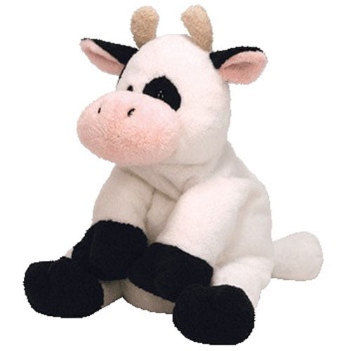TY Pluffies - MILKERS the Cow (9 inch 
