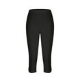 thumbnail image 4 of Bovemsi Yoga Pants For Women Leggings 2025 Summer Plus Size High Waisted Soft Casual Workout With Pockets Capri Leggings,L, 4 of 6