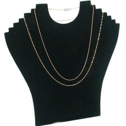 FindingKing 6Tier Black Necklace Chain Holder Plastic Bust Display