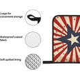 thumbnail image 5 of Oven Mitts and Pot Holders Sets of 4, American Stripes Star Kitchen Gloves for Cooking Baking Patriotic Hot Pads BBQ Potholders, 5 of 6