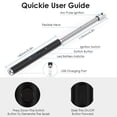 thumbnail image 2 of Arc Lighter, Usb Electronic Lighter Plasma Lighter Windproof With Led Display (black), 2 of 5