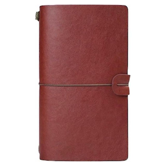 Cuaderno portátil A6, Bloc de notas, papelería, regalo, diario de viaje, rojo vino