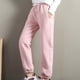 thumbnail image 3 of Pantalones De Chándal Para Mujer Con Forro Polar, Pantalones Deportivos, Pantalones Harén Informales, Color Rosa XL Sunnimix Pantalones de mujer con forro polar, 3 of 8