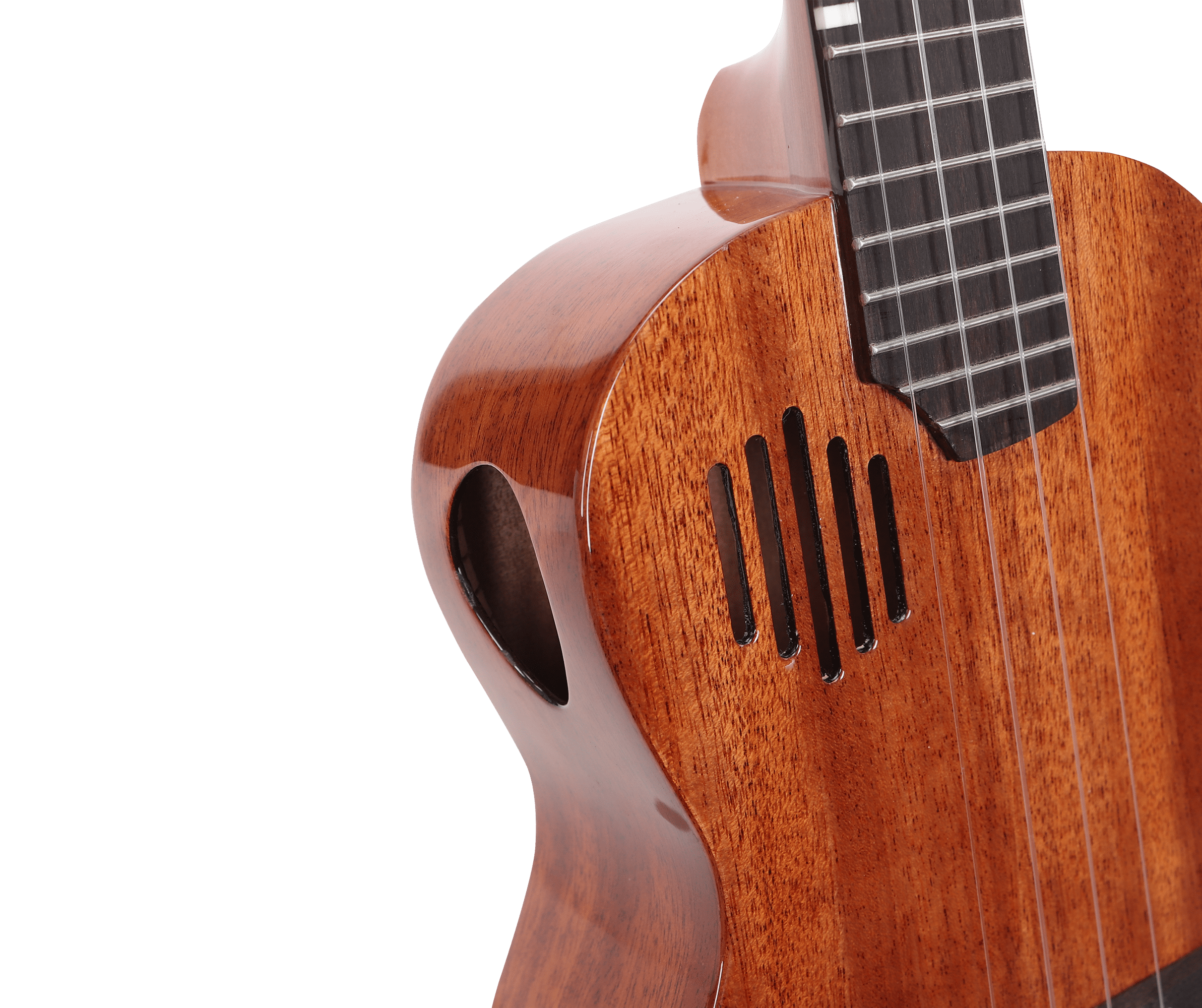 PICKAPICK Concert Ukulele M2, 23 Inch Solid Top Mahogany Ukulele with Gig Bag, Strap & Heart Pick, Rich Tone, Stable & Beginner-Friendly
