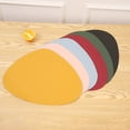thumbnail image 2 of HomeLife Western Placemat Color Oval Design Heat resistant Easy to Clean Kitchen Pad for Dining Table, 2 of 12