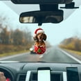 thumbnail image 4 of Dachshund Christmas Hanging Tag - Holiday Car Decor Keychain Gift, 4 of 5