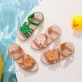 thumbnail image 6 of Fridja Toddler Girls Shoes PVC Weave Flowers Non-slip Shoes Soft Kid Hollow Out Sandals (2.5-3 Years Old), 6 of 8