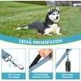 thumbnail image 4 of BAAPET Two Handle Dog Leash, Dual Soft Padded Handles with Traffic Control Handle Leash for Small Medium or Large Dogs (3/4'' x 5 FT, Gray), 4 of 7