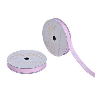 Gwen Studios 3/8" Light Pink Grosgrain Ribbon, 6 Yards