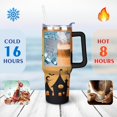 thumbnail image 4 of 40 OZ Happy Halloween Tumbler with Handle Vacuum Insulated Travel Mug Gift for Travel Commuting, 4 of 7