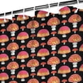 thumbnail image 3 of Magical Forest Mushrooms Shower Curtain 72" x 72" - Whimsical Fairy Tale Design Waterproof Quick-Dry Bath Drape, 3 of 5