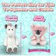 thumbnail image 3 of Oso de peluche Beverly Hills Teddy Bear conejito 7 pulgadas Blanco, 3 of 7