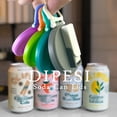 thumbnail image 2 of Tapas para latas de refresco DIPESI, paquete de 4 con pajita, sin BPA, reutilizables, 2 of 6