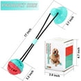 thumbnail image 5 of Interactive Dog Toys Tug of War, Mentally Stimulating Toys for Dogs, Puppy Teething Toys for Boredom, Dog Puzzle Treat Food Dispensing Ball Toys for Small Large Dogs, 5 of 6