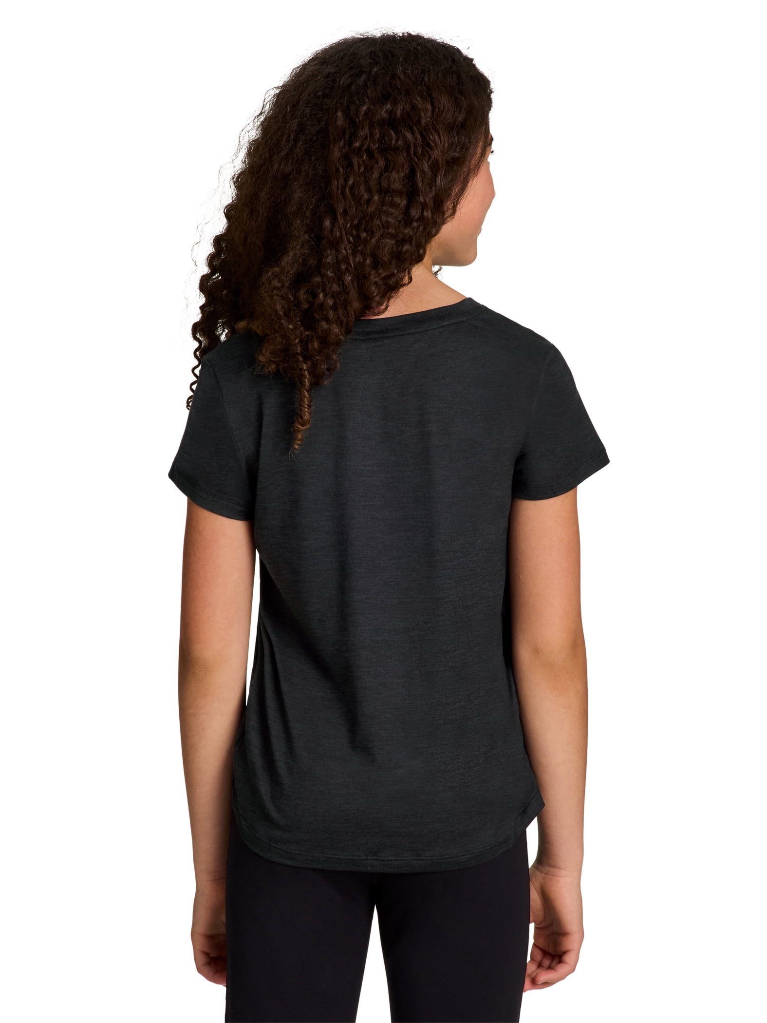 Reebok Girl's Legacy Performance Short Sleeve T-Shirt, Sizes 4-18