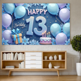 thumbnail image 5 of Yatrandify Colorful Design Happy Birthday Party Banner Decorative Gift Box Cake Balloon for Teen Celebration Indoor Party, 5 of 6