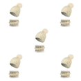 thumbnail image 3 of QualitChoice Winter Caps Decorative Hat Scarf Set Adorable Autumn Crochet Neckerchief Sports Two-piece Stylish Collar Beige 5Set, 3 of 6