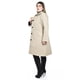 thumbnail image 2 of Abrigo recto con botones frontales Roman Fashion /Tallas Extras, 3014 (Beige) beige 36, 2 of 6
