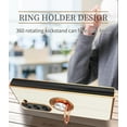 thumbnail image 6 of Compatible for Samsung Galaxy Z Fold 5 Case with Ring Holder Kickstand [with Magnetic] Soft TPU Shockproof Electroplated Protective Phone Case for Galaxy Z Fold 5 White, 6 of 12