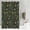 Faux Linen Black, variant on Beige Green Botanical Shower Curtain Boho Nature Ferns Wildflowers Apothecary Bathroom Curtains Herbs Plants Vintage Cottagecore Bathroom 72Wx72H Waterproof Polyester