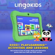 Contixo 7-Inch Kids Tablets Bundle, Educational Android Tablet with Headphones and Carrying Sleeve, Green