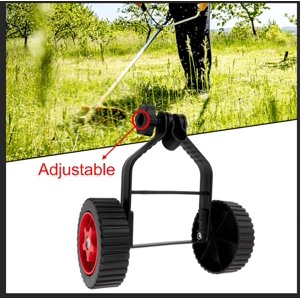 Feimier String Trimmer Grass Eater Cutter Adjustable Support Wheels Set, Yard, Garden & Outdoor Living