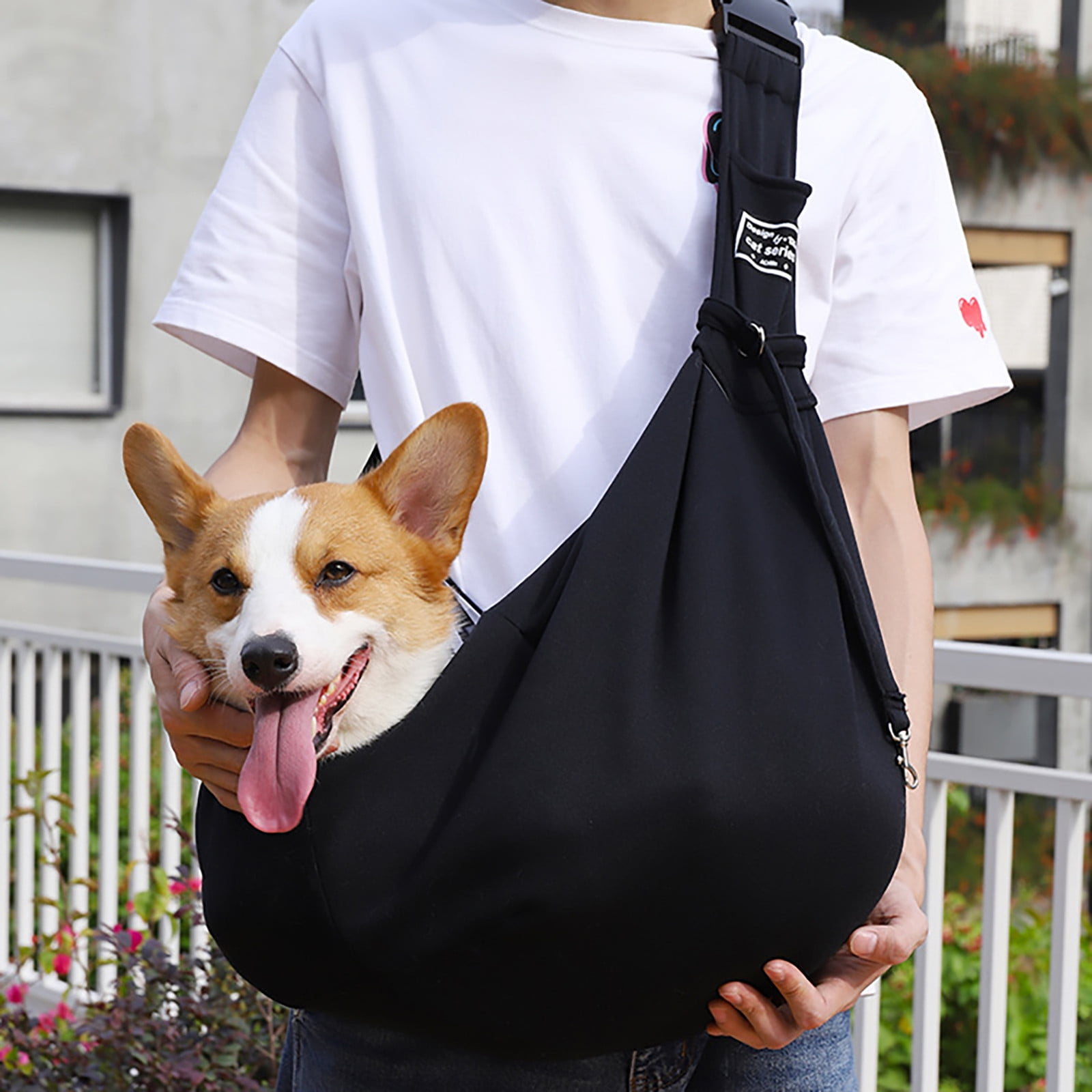 asddcavvf Sac à Dos Pliant pour Chien Sac de Sortie Respirant Sac