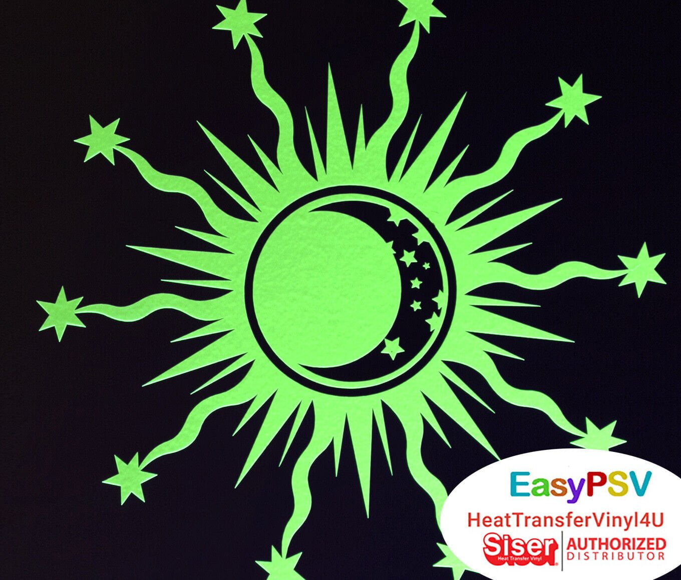 EasyPSV Permanent Glow Adhesive Sign Vinyl 13.5" Width FREE SHIPPING