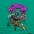 thumbnail image 2 of Tales of the Teenage Mutant Ninja Turtles Mutanimals Unisex Adult Heather T Shirt, Kelly Green Heather, Medium, 2 of 3