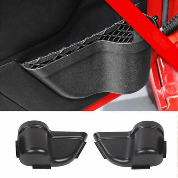 2Pcs Front Door Storage Box Organizer for Jeep Wrangler JK JKU 2/4Door 2011 2012 2013 2014 2015 2016 2017 2018