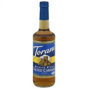 Torani Sugar Free Salted Caramel Syrup, 25.4 fl oz, (Pack of 12)