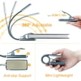 thumbnail image 5 of 9 LED Rechargeable Book Light for Reading in Bed -Eye Caring 3 Color Temperatures,Stepless Dimming Brightness,80 Hrs Runtime Small Lightweight Clip On Book Reading Light for Kids, 5 of 7