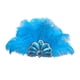thumbnail image 3 of Tocado de plumas para mujer, diadema para fiestas temáticas, mascaradas, cosplay y espectáculos. Azul, 3 of 9