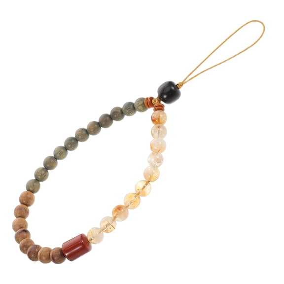 AURARMLET Handmade Chinese Style Crystal Phone Charm with Antidrop Wrist Strap for Secure Phone Carry