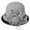 Gray, variant on Jamicy Cute Hats for Women Clearance Bucket Hat Ladies Church Party Fashion Bucket Hat for Women 1920s Vintage Bucket Bowler