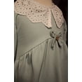 thumbnail image 3 of Eyelet Lace Collar Dress for Little Girls in Combed Cotton, 3 of 4