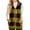 Yellow, variant on Womens Fleece Vest Plaid Casual Sleeveless Hoode Jacket Outerwear Vests Coat with Pockets Womens Fall Fashion 2025 (XL, Yellow)