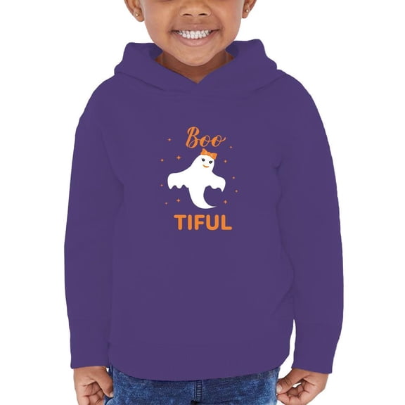 Bootiful Funny Ghost Pun Hoodie Toddler -Image by Shutterstock, 4 Toddler