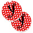 thumbnail image 1 of Juego de 2 posavasos de Arenisca Absorbente multicolor Caroline's Treasures CJ1012-YCARC, 1 of 1