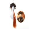 HATISS Black-brown Game Genshin Impact CustomCosplay Zhongli Cosplay Wig Hair