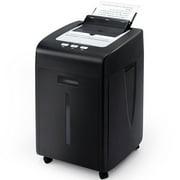 iOCHOW Auto Feed Paper Shredder: 200-Sheet Micro Cut Home Office Shredders, 60 Mins Commercial Heavy Duty Paper Shredder, P-5 Security Level, Shred Paper/CD/Credit Card with 9.3 gal Pullout Bin