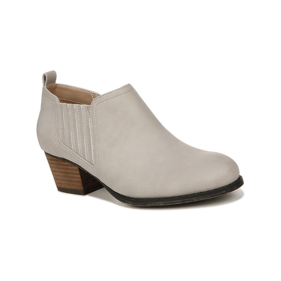 LifeStride Womens Babe Faux Suede Heels Ankle Boots