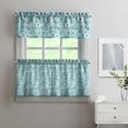 thumbnail image 2 of Farmhouse Wildflower Curtains 24" Short - 3 Panel Vintage Country Set with Bohemian Floral Print, Rod Pocket Window Treatment, 2 of 6
